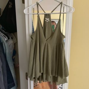 Urban Outfitters Thermal Babydoll Tank